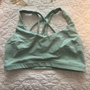 Aqua size 12 lululemon sports bra